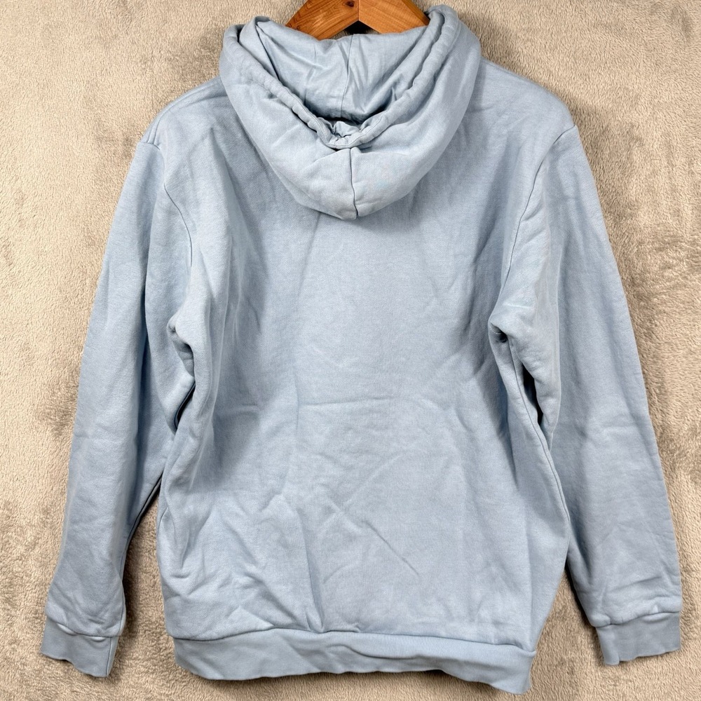 Adidas Originals Sky Blue Trefoil Logo Pullover Hoodie HE7199 Mens Size M - Picture 2 of 8
